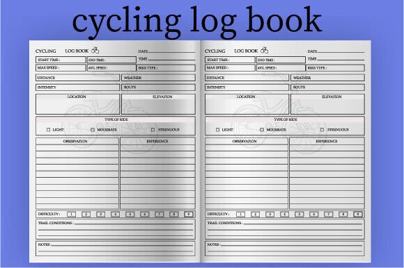 Cycling Log Book Kdp for Amzon: A Strategic Tool for Cyclists and Content Creators