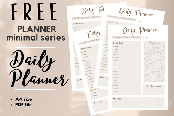 Free Printable Daily Planner Template