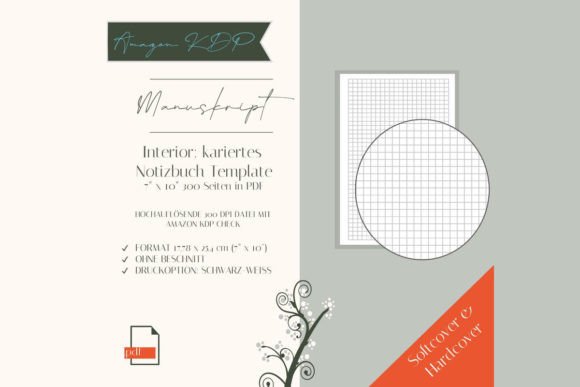 Kariert 7 x10 300 S. Jj4K5936-10 German: Eine praktische Notizbuch-Lösung für Kreative und Geschäftsmenschen