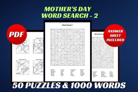 Mother’s Day Word Search for Adult 2