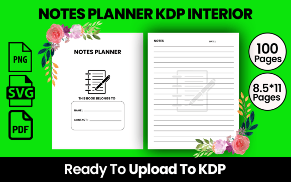 Notes Planner KDP Interior: A Practical Solution for Low or No-Content Businesses
