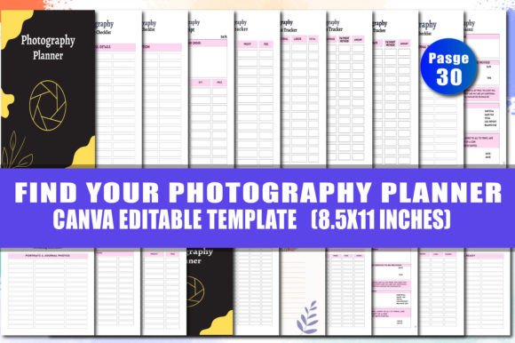 Photography Planner and Canva Interior: A Comprehensive Guide for Photographers