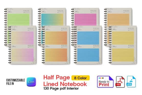 Printable Half Page Lined Note Pages: A Smart Tool for Organization and Productivity